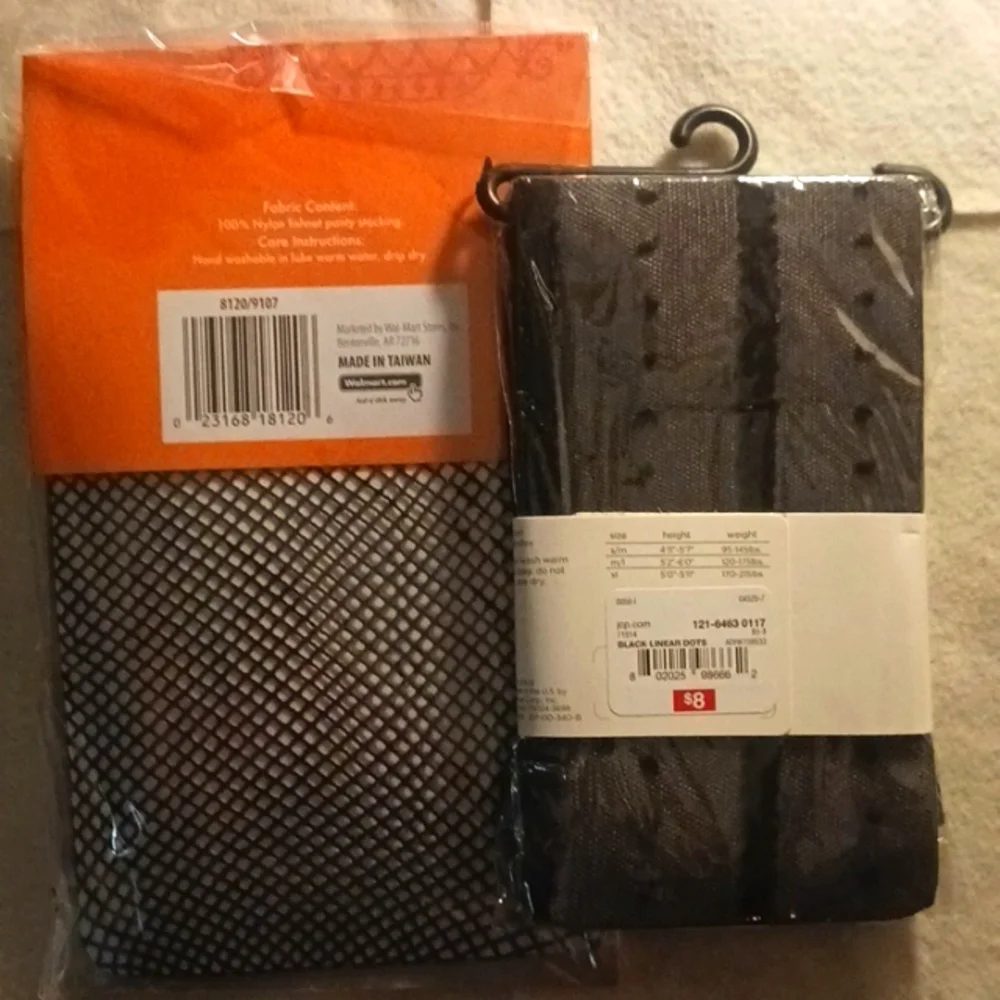 Plus Size Fishnet Pantyhose Tights - Black